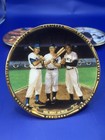 Lot Of 3 Sports Impressions Collector Plates Mantle Mays Wagner New In Box 4 25 