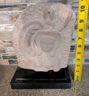 Vtg Artisans Dangkor  Signed Carved Stone Dance Spirit Apsara Buddhist Mythol