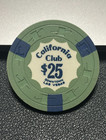 nice   25 California Club Casino Poker Chip Gambling Token Las Vegas Nevada
