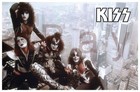 Kiss Band 24 X 36 White Bordered New York Skyline Custom Poster Print