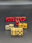 Vintage Dice 7 Cherry Bakelite   6 Bakelite Mix Dice Set