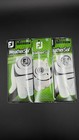 Footjoy Weathersof Men   s Golf Gloves Lot Of 3 Regular Large Right Hand White New