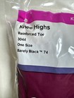 Hanes Silk Reflections Barely Black Silky Sheer Knee Highs 6 Pair Pack New