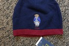 New Polo Ralph Lauren Kid s Polo Bear Beanie Size 8-20  44cm 