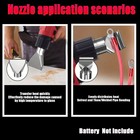 Cordless Heat Gun For Milwaukee 18v Battery Soldering Hot Air Gun With 4 Nozzles