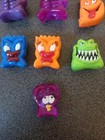 Lot 7 Dracco Heads Jojo s Gogos Vintage Crazy Bones 1990 s Figures