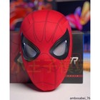 New Spider-man Mask Moving Eyes Cosplay Prop Remote Control Ring Gifts Collect
