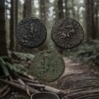 Lot Of 3 Genuine Ancient Roman Coins - Constantine Era 307-350 Ad - C00579