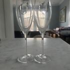 Dom Perignon Champagne Flutes Set Of 2 2002 Andy Warhol Edition