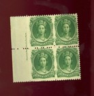 Lot Of 3 Nova Scotia Canada Sc 11 Vf Mnh 1860 8     Victoria Imprint Block Of 4 