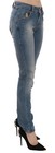 Galliano Jeans Blue Washed Mid Waist Skinny Casual Denim Pants S  W26 Rrp  350