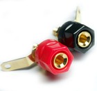 1000pcs Binding Post Gold Plating For 4mm Jack Banana Plug Speaker Amplifier