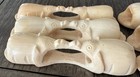 Vintage Carved Shell Elephant Knife Spoon Rest Set Of 6