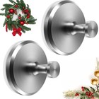 Suction Cup Hooks For Wreaths suction Cup Wreath Hanger 2025 New 2 Pack Silver