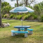 Step2 Sun   Fun Picnic Table With Umbrella