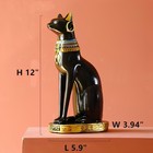12 Inch Tall Black Egyptian Cat Goddess Bastet Statue  Ancient Egypt Bast Figuri