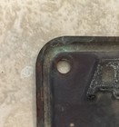 9ru8 Arizona Copper License Plate From 1932 Cochise County  no Cracks Or Holes  