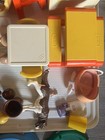 Little Tikes A-frame Dollhouse Blue Roof With Lots Of Accessories