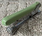 Vintage Ace Aceliner Model 502 Green Bakelite Desktop Stapler Art Deco Mcm Works