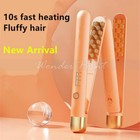 Hair Fluffy Mini 3d Grid Hair Crimper Volumizing Hair Iron Ceramic Corn Perm