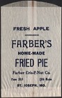 Vintage Bag Farbers Fried Pie Fresh Apple St Joseph Missouri New Old Stock Exc  