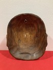 Vintage Chinese Buddah Child Face Hand Made Carved Painted Wooden Wall Mask