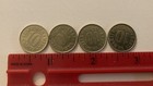 Lot Of 4 Estonia 10 Senti 1998 Coins Km  22