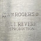 Vintage Wm Rogers Paul Revere Silver Plated Bowl Post War Colonial Revival Style