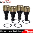 4pcs Heavy Duty Upper Lower Ball Joints For Polaris Sportsman 550 850 1000 Xp x2
