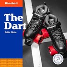 Riedell Dart Roller Skates For Men And Women Black 8