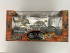 2004 Jada Toys Von Dutch Kustom Cycles Gold Dragnut Motorcycle 1 10 Scale