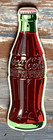 Vintage Rare Original Porcelain Metal Coca Cola Soda Pop Bottle Sign Coke 12 X 4