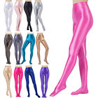Us Women s Shiny Glossy Stockings Hosiery High Waist Opaque Tights Pantyhose 