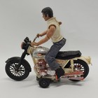 Fonzie Happy Days Motorcycle Toy   Vintage 1970s Action Figure Tv Memorabilia