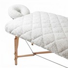 Double-sided Quilted Fleece Massage Table Pad Set 72 x30  - Comfort   Support