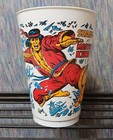 Vintage 1970s 7-11 Two Slurpee Cups W  Shang Chi   Iron Fist