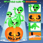 6ft Halloween Inflatable Outdoor Lawn Decoration Pumpkin Alien Led Light Party