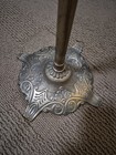 Vintage Brass Sheet Music Stand Ornate Adjustable Lyre Harp Shape Footed