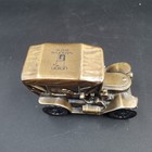 1910 Stanley Steamer Vtg Metal Car Coin Bank By Banthrico Union National Bank 6 