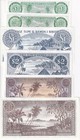 West Samoa Set 6 Unc 10 Sh 1 5 Pound 1 2 10 Tala 1963-1967 P 13 14 15 16 17 18