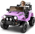 12v Kids Electric Ride On Truck With Parent Remote Battery Power Jeep Car Toy Us