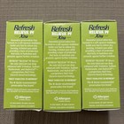 Lot Of 3 Refresh Relieva Pf Xtra Lubricant Eye Drops  0 33 Fl Oz Per Exp 05 2026
