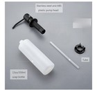 Black Kitchen In Sink Soap Dispenser  Bathroom  Laundry Room  Plastic 