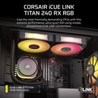 Corsair - Icue Link Titan 240 Rx Liquid Cpu Cooler With Rgb Lighting - Black