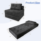 Sectional Cloud Couches  Folding Sofa Bed With Pillow  Futon Floor Couch  Versat