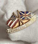 World War Ii Pin    bundles For Britain    1942 Badge Pin 1in Military Enamel Rare