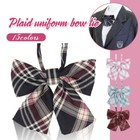 Girl Lady Plaid Neck Bow Tie Adjustable Necktie Uniform Japanese Jk Style School