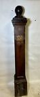Antique Oak  Wood Stairs Newel Post 52   