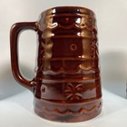 Vintage Western Stoneware Mar-crest Daisy   Dot Stoneware Beer Mugs   Set Of 3