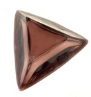 Vintage Amethyst Purple Triangle Glass Ashtray